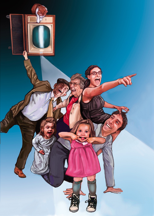 Langweiliges Fernsehen (Basler Zeitung Medien) 